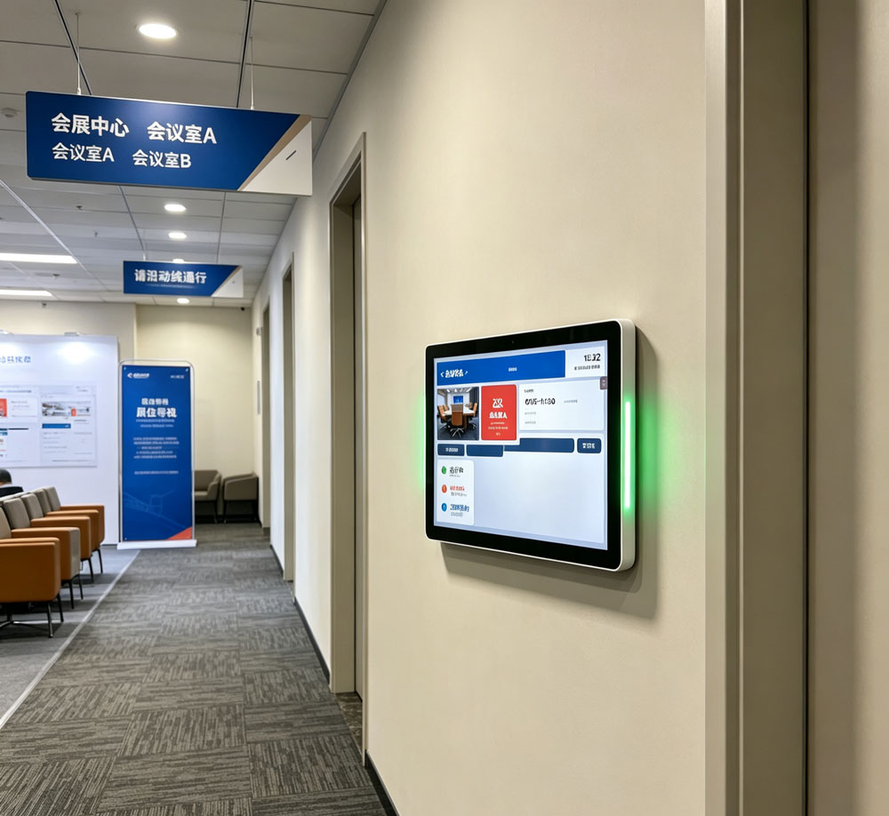蓝速科技|13.3 寸会议预约屏,小空间高清会议室电子门牌屏优选(图2) 蓝速科技|13.3 寸会议预约屏,小空间高清会议室电子门牌屏优选(图2)
