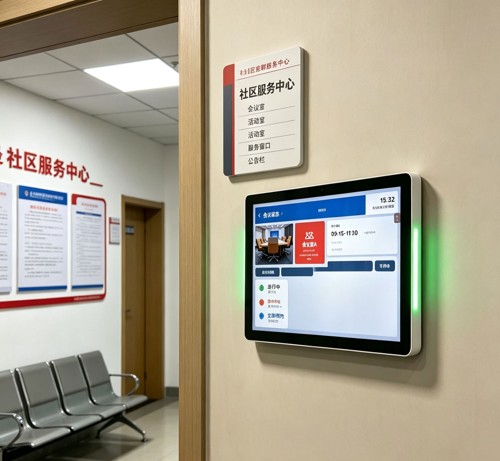 蓝速科技|13.3 寸会议预约屏,小空间高清会议室电子门牌屏优选(图1) 蓝速科技|13.3 寸会议预约屏,小空间高清会议室电子门牌屏优选(图1)