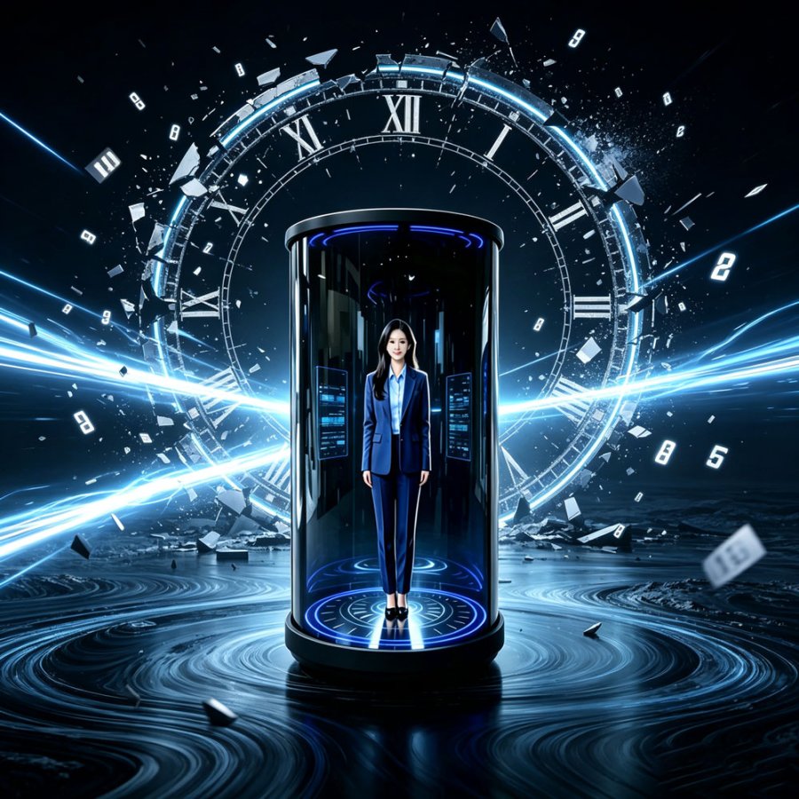 蓝速科技｜全息仓数字人一体机 支持专属数智人形象定制