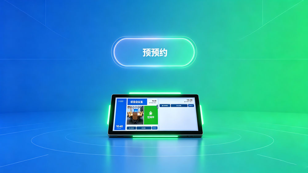 蓝速科技|会议室预约电子门牌屏,适配政企批量标准化部署(图1) 蓝速科技|会议室预约电子门牌屏,适配政企批量标准化部署(图1)