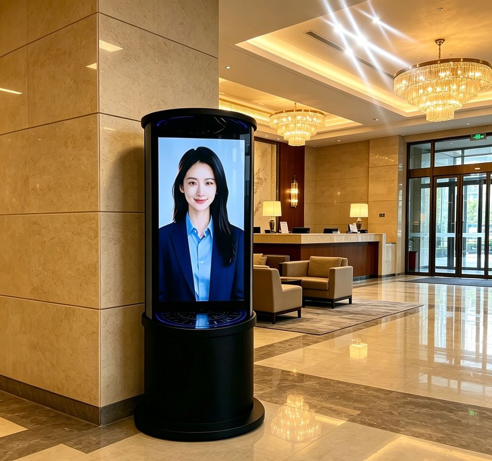 蓝速科技丨43寸3D全息舱 AI 数字人一体机兼顾性价比与视觉观感(图2)