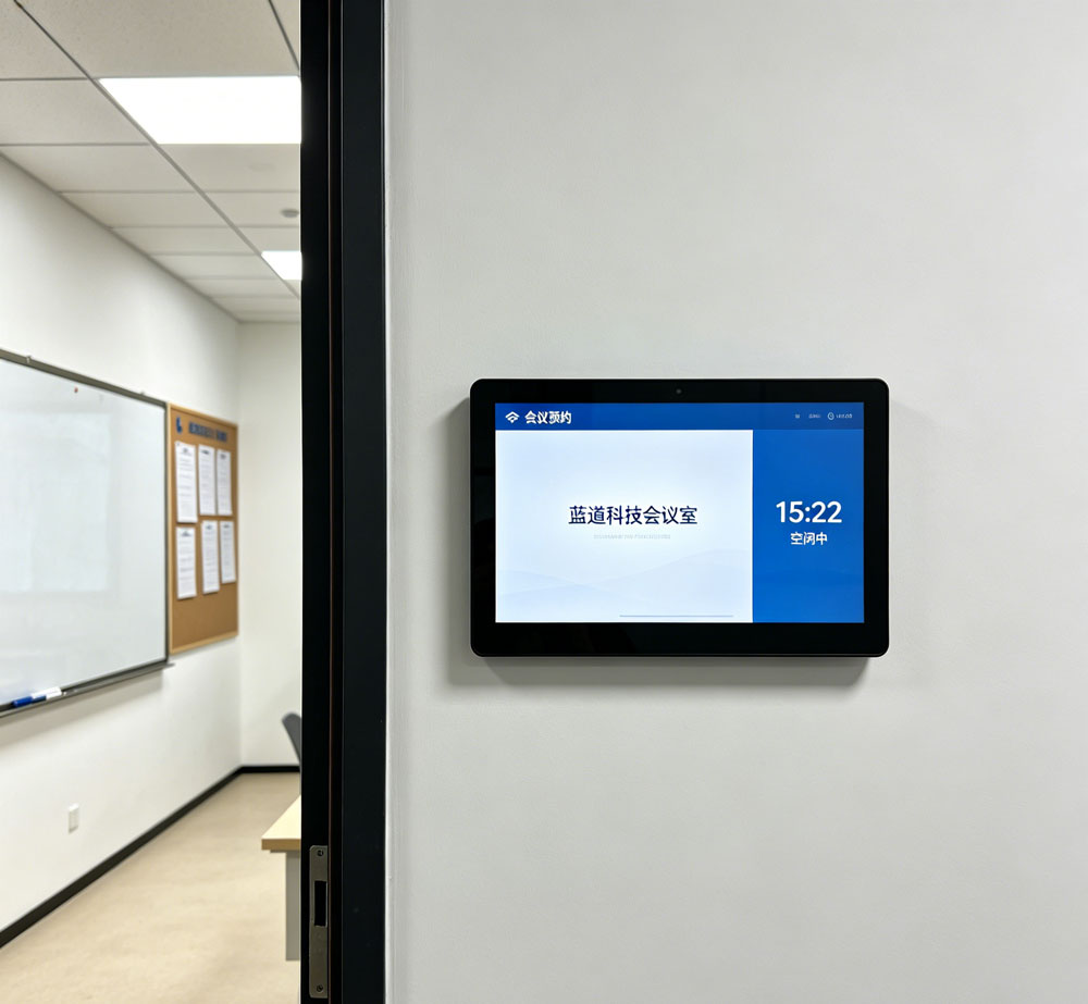 蓝速科技|15.6 寸会议预约屏,轻薄贴墙适配狭小办公空间(图2) 蓝速科技|15.6 寸会议预约屏,轻薄贴墙适配狭小办公空间(图2)