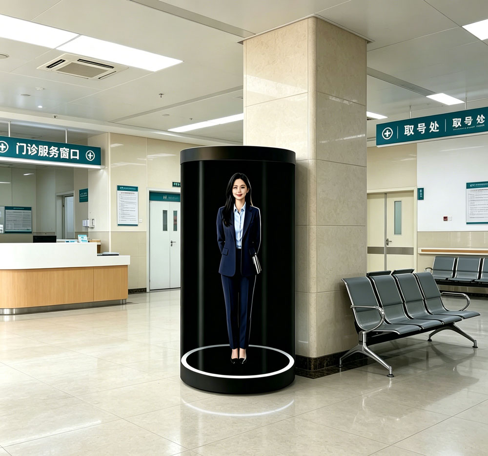 蓝速科技丨3D全息舱一体机,高端写实裸眼3D数字人适配全场景(图2) 蓝速科技丨3D全息舱一体机,高端写实裸眼3D数字人适配全场景(图2)