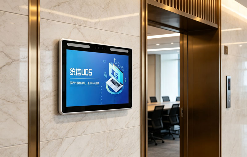 蓝速科技信创壁挂触控终端搭载统信UOS夯实国产化信息安全防线(图1) 蓝速科技信创壁挂触控终端搭载统信UOS夯实国产化信息安全防线(图1)