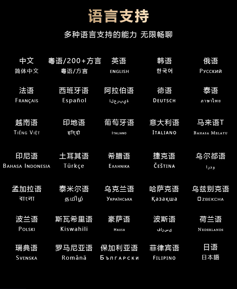 AI双屏桌面翻译机双面异显丨环保ABS材质(图10)