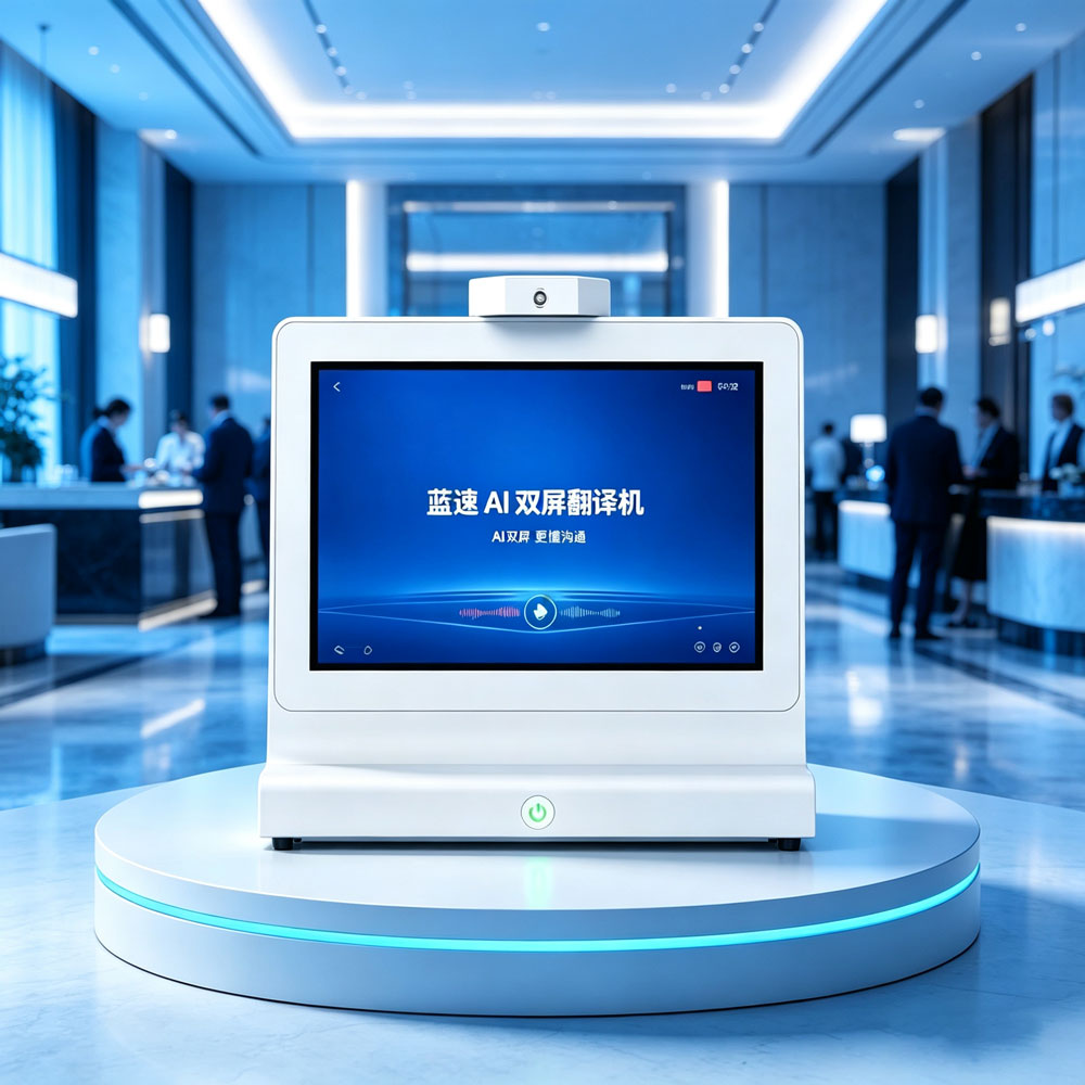 签证咨询沟通偏差？桌面双屏翻译机提升服务效率 | 蓝速科技 